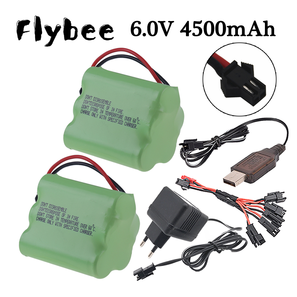 Rc Hobby Charger - Bateria ni-mh 6v 4500mah, plugue sm