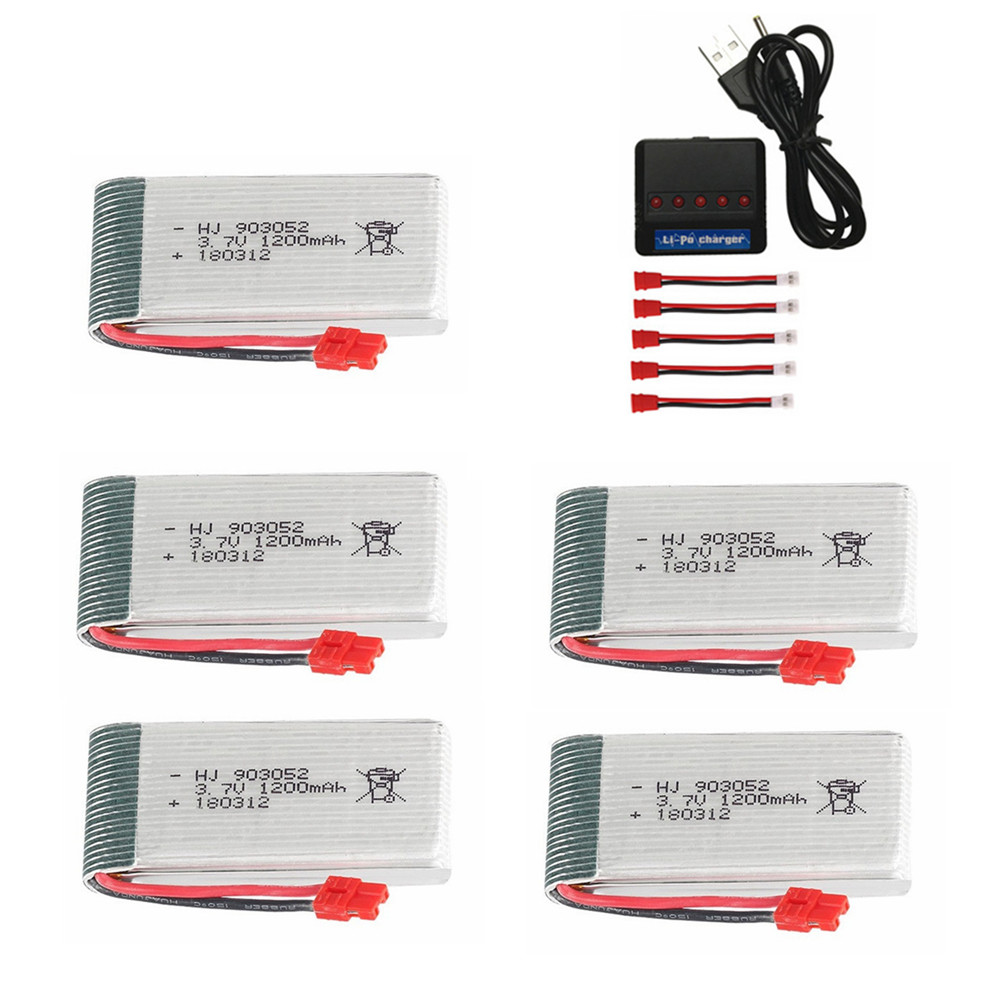 Rc Hobby Charger - 3.7v 1200mah 903052 bateria lipo para