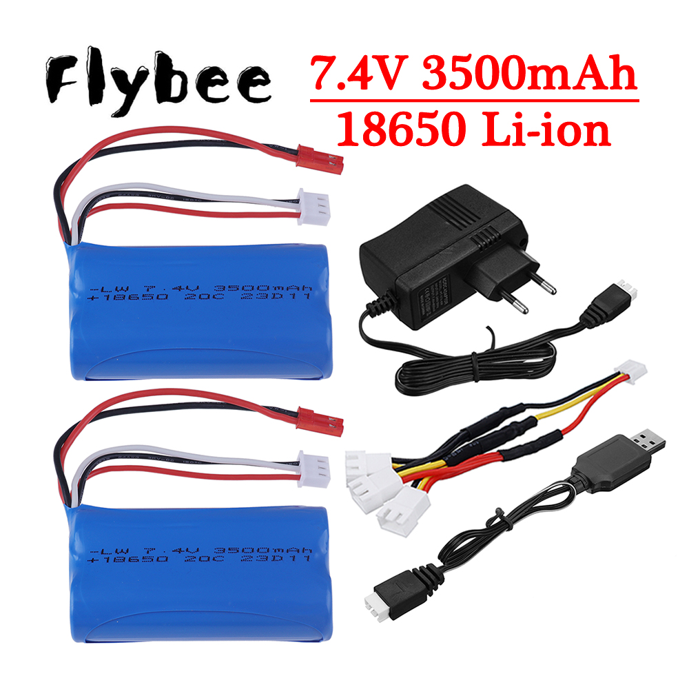 Rc Hobby Charger - Bateria de íon-lítio atualizada de 3000mAh