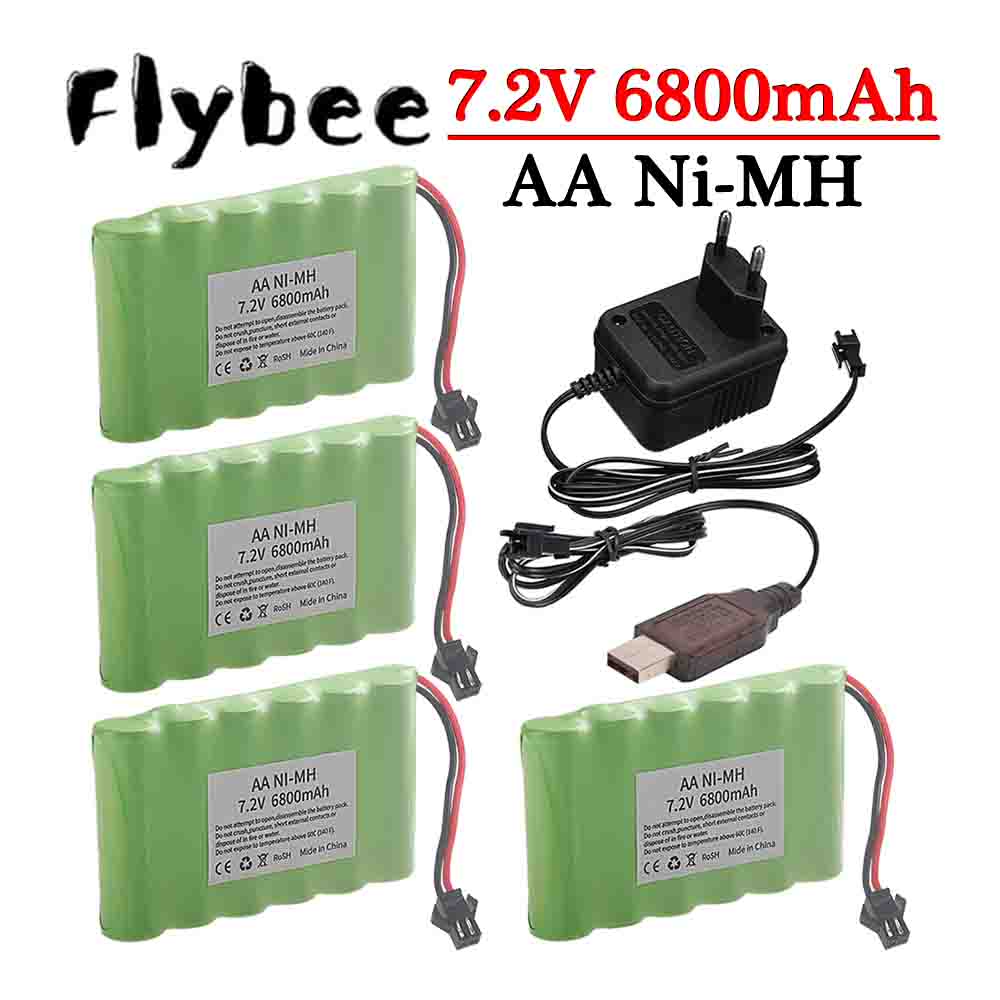 Rc Hobby Charger - Ni-mh 7.2v 6800mah sm plug bateria