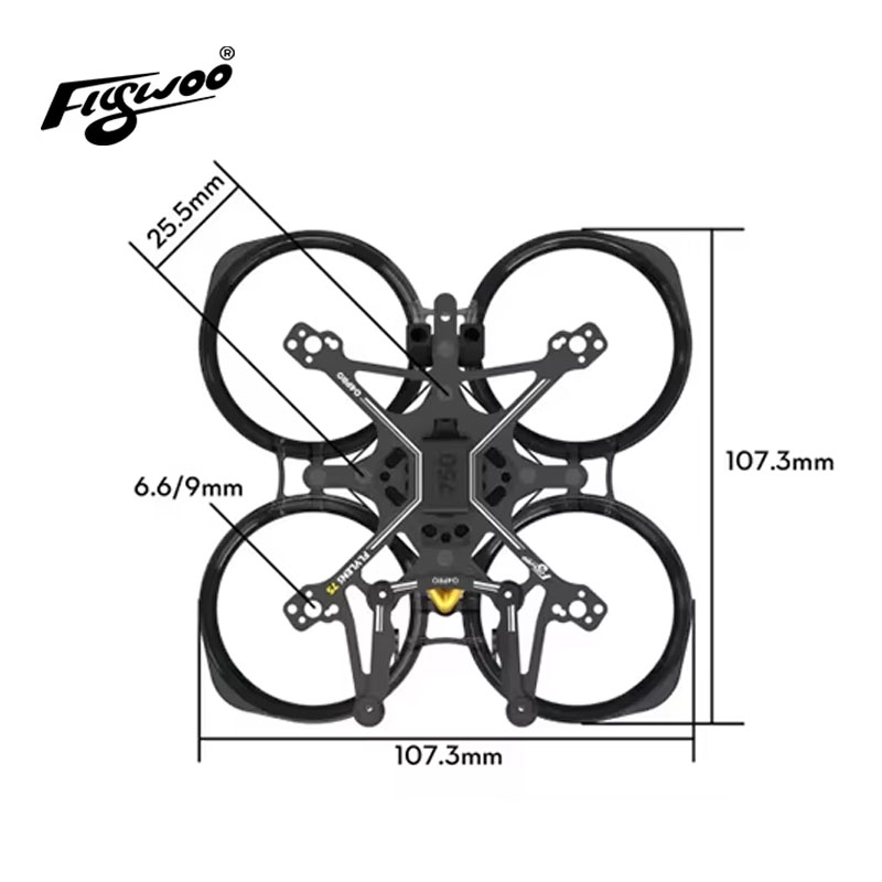 Kit de Quadro Flywoo Flylens 7 - Fpv Racing Quadcopter avaliação e preço