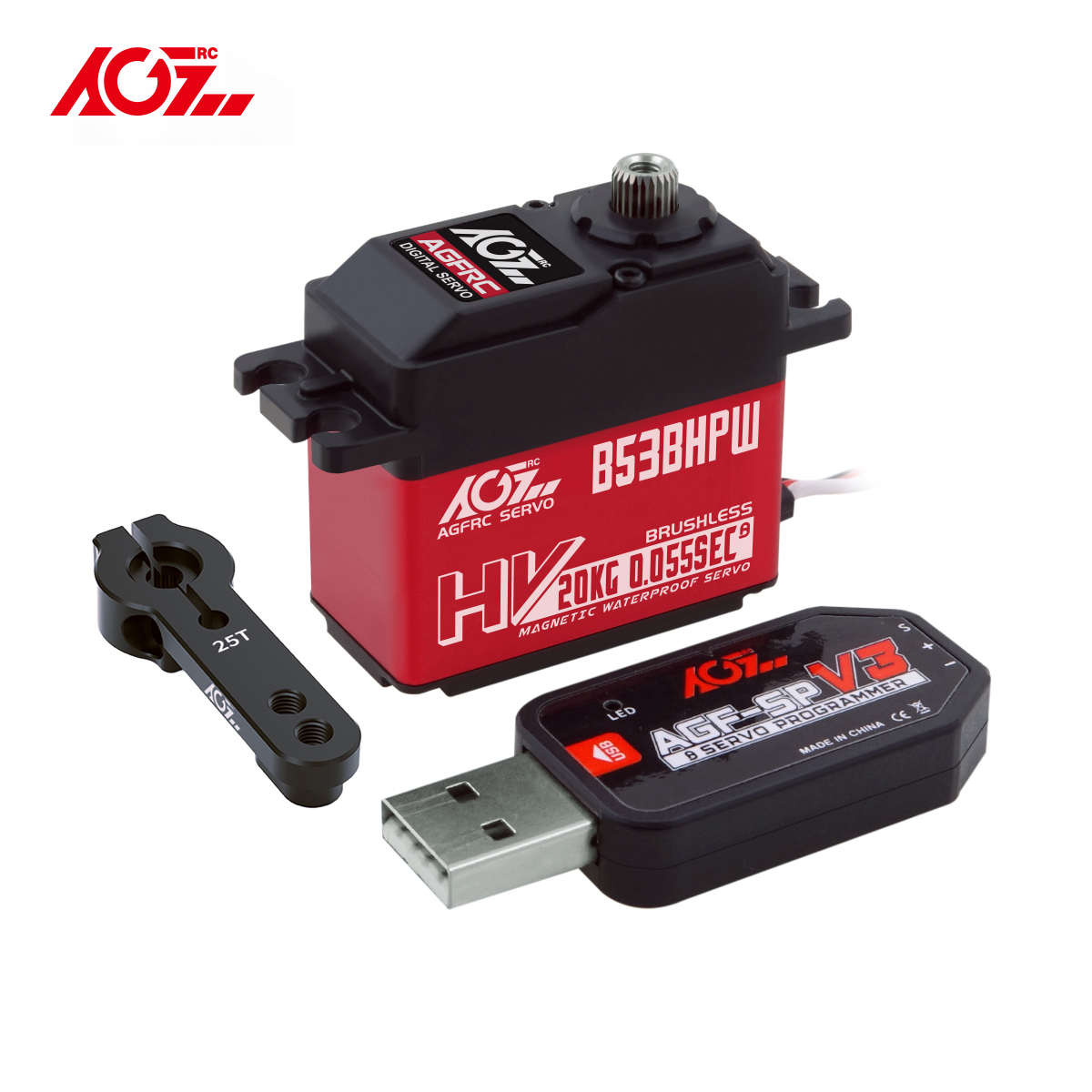 Servo AGFRC B53BHPW HV Super R - Rc Hobby Shops avaliação e preço