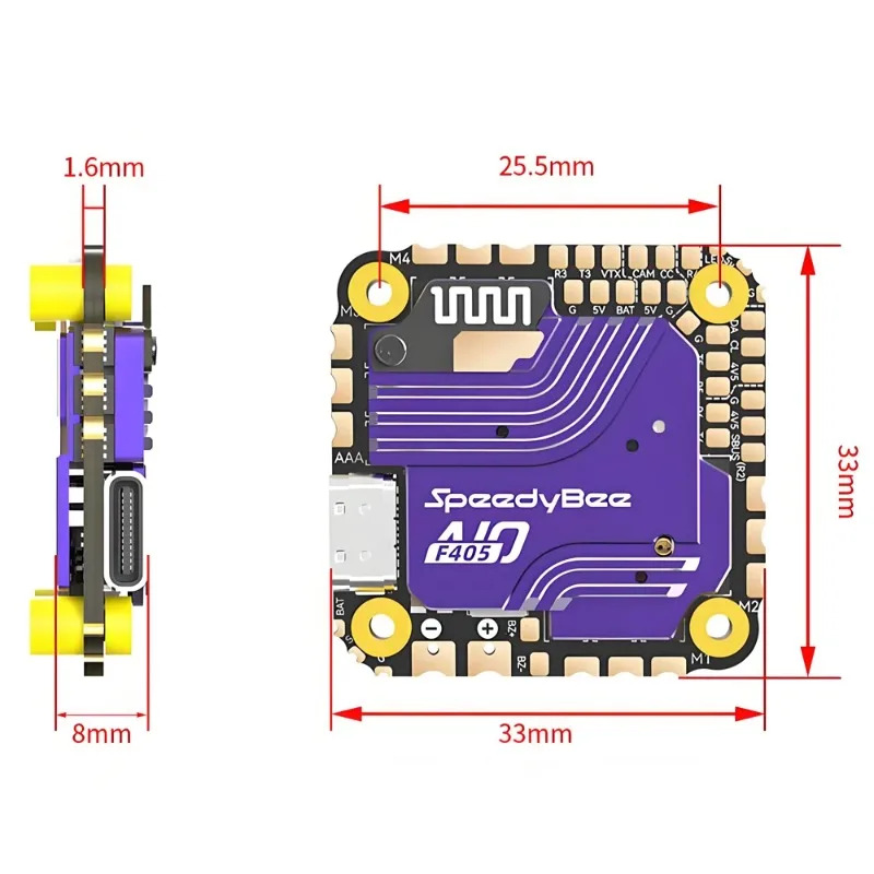 Controlador de Voo SpeedyBee F - Fpv Racing Quadcopter avaliação e preço