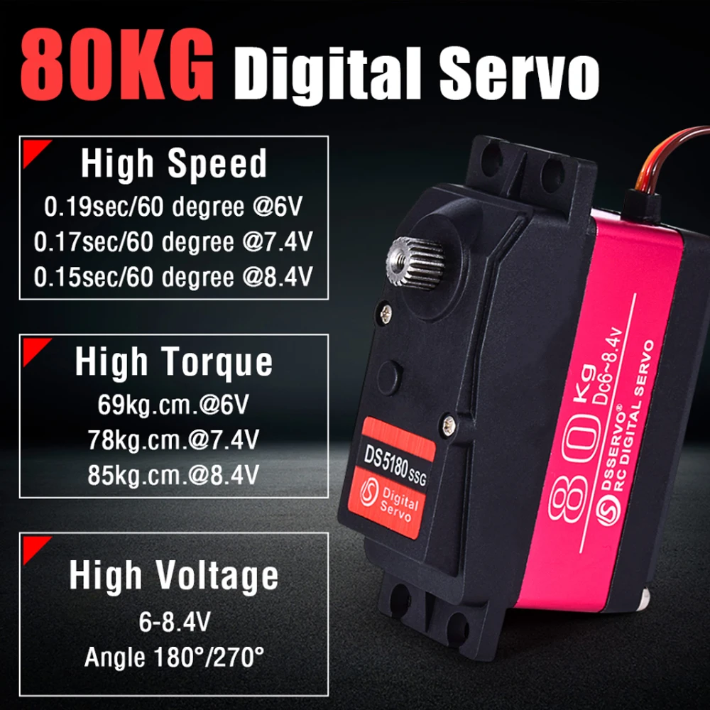 Dsservo à prova d'água ds5180  - Rc Hobby Shops avaliação e preço
