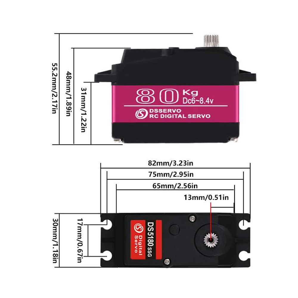 Dsservo à prova d'água ds5180  - Rc Hobby Shops avaliação e preço