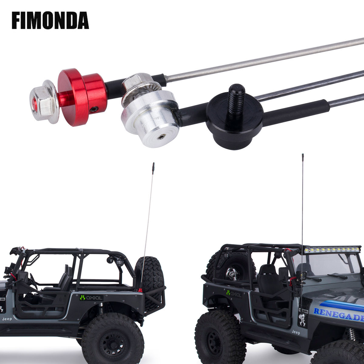 Antena de simulação ajustável  - Rc Crawler 4X4 avaliação e preço