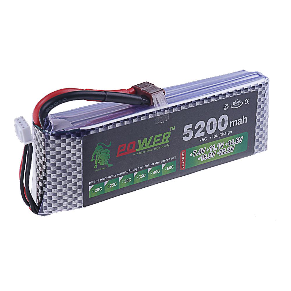 Bateria lipo 3s 11.1v 5200mah  - Rc Hobby Hub avaliação e preço